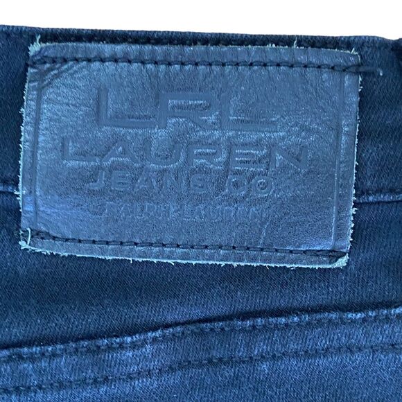LRL Lauren Jeans Co Ralph Lauren Classic Straight Black Jeans Women’s Size 6 - Picture 5 of 10